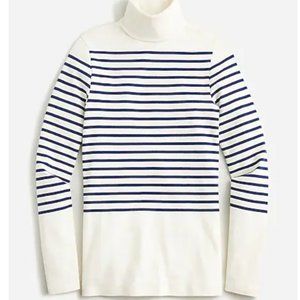 j.crew Perfect-fit turtleneck in stripe